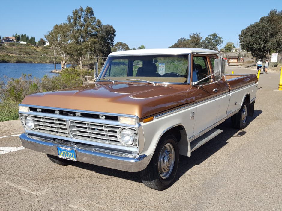 No Reserve: 1975 Ford F250 Ranger Camper Special