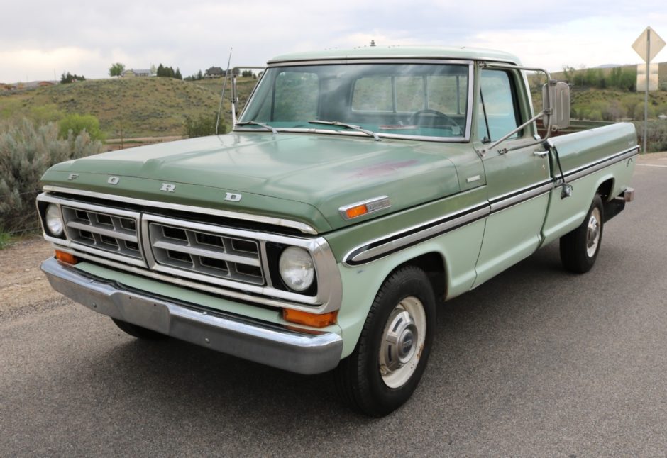 No Reserve: 1971 Ford F-250 Camper Special