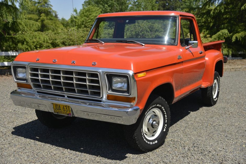 No Reserve: 1979 Ford F150 4X4 4-Speed