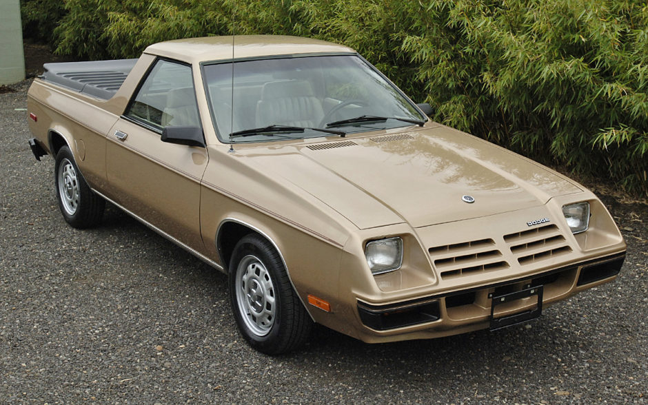 No Reserve: 40K-Mile 1983 Dodge Rampage 5-Speed