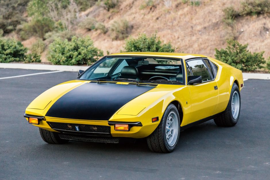 Blue-Plate 1972 DeTomaso Pantera