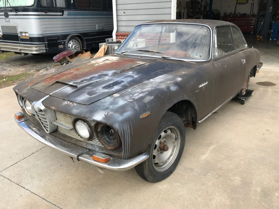 No Reserve: 1965 Alfa Romeo 2600 Sprint Parts Car