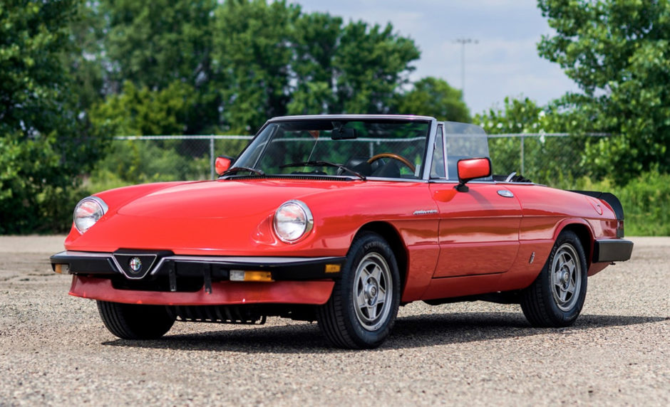 No Reserve: 1985 Alfa Romeo Spider Veloce