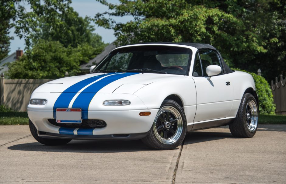 No Reserve: Ford 5.0-Powered 1990 Mazda Miata