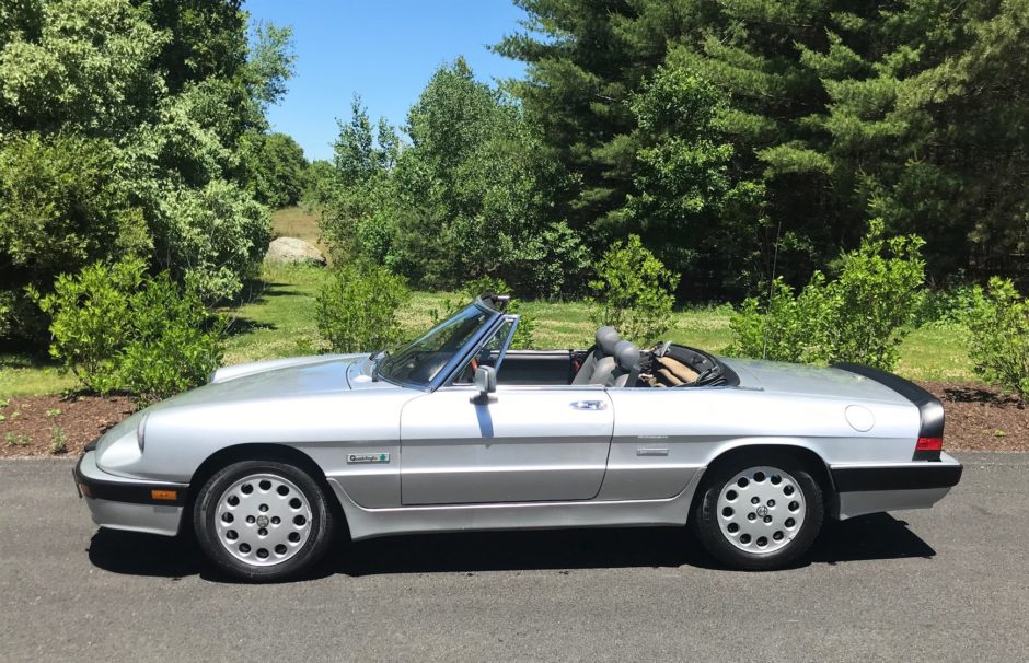 No Reserve: 1988 Alfa Romeo Spider Quadrifoglio