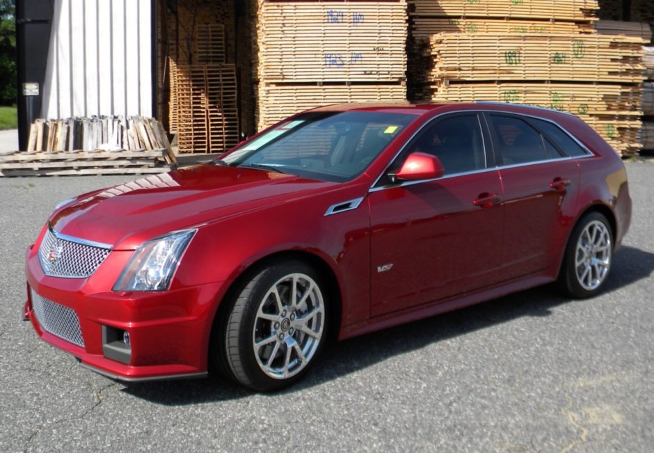 362-Mile 2014 Cadillac CTS-V Wagon 6-Speed