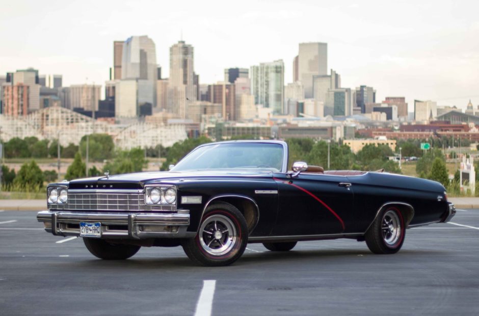 No Reserve: 37k-Mile 1975 Buick LeSabre Convertible