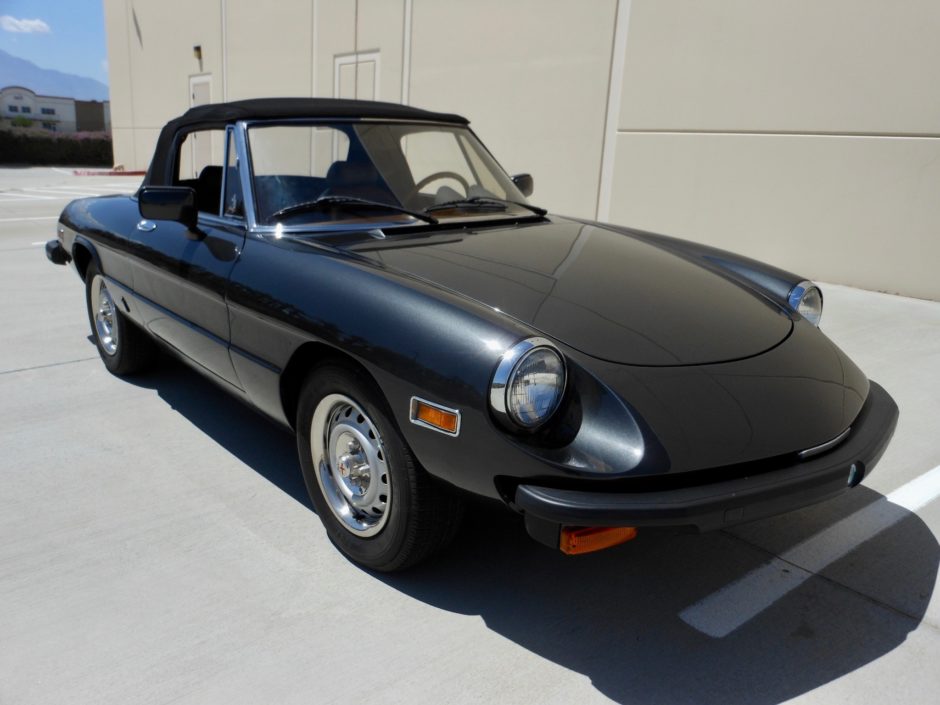 No Reserve: 1982 Alfa Romeo Spider