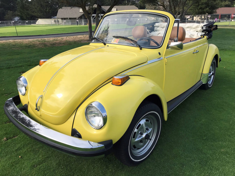 862-Mile 1979 Volkswagen Super Beetle Convertible