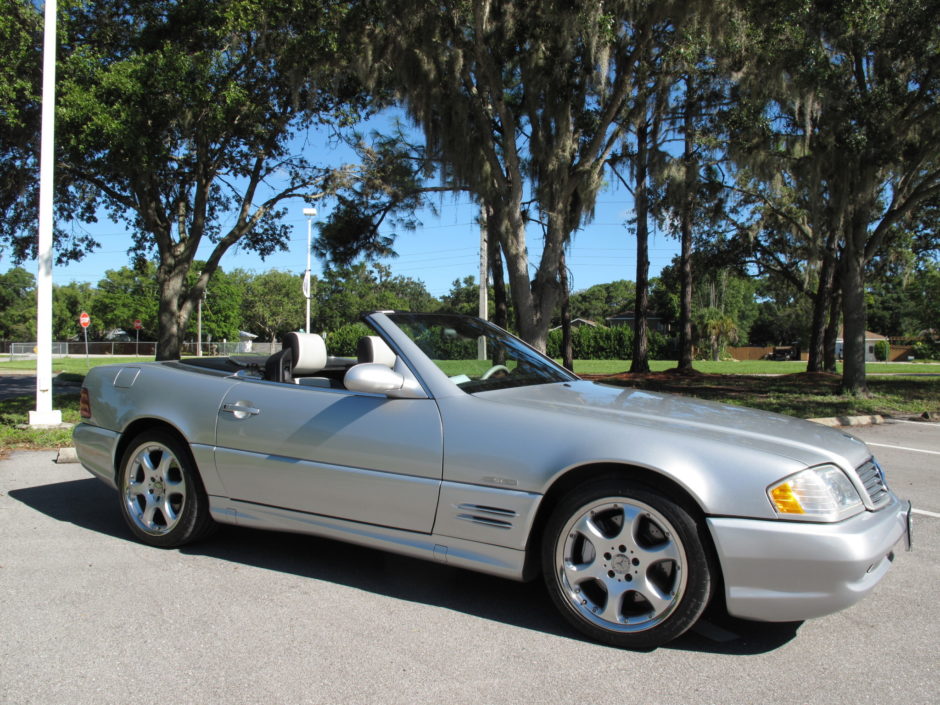 25k-Mile 2002 Mercedes-Benz SL500 Silver Arrow