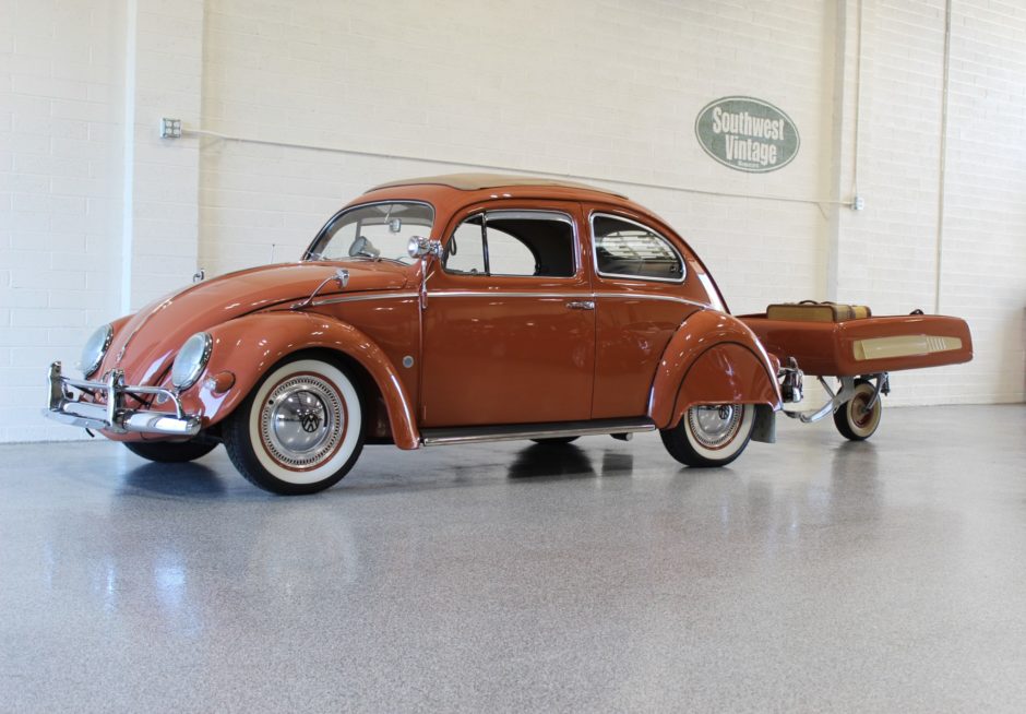 1957 Volkswagen Beetle and Allstate Trailer
