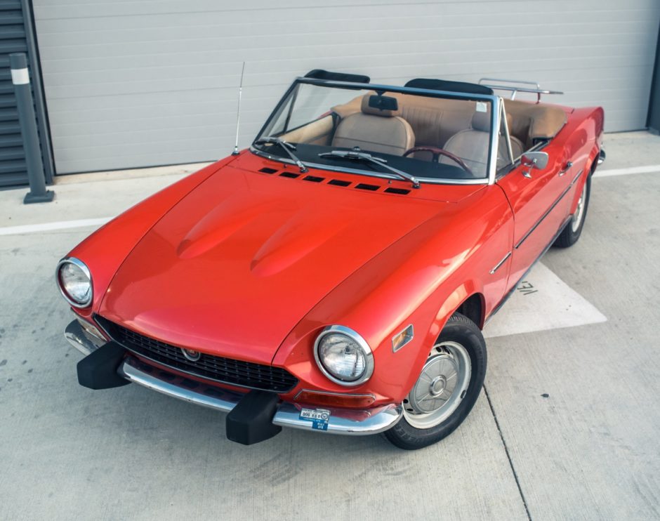 No Reserve: 1974 Fiat 124 Sport Spider 1800