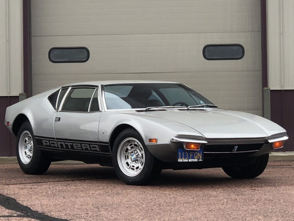 Blue-Plate 1971 De Tomaso Pantera