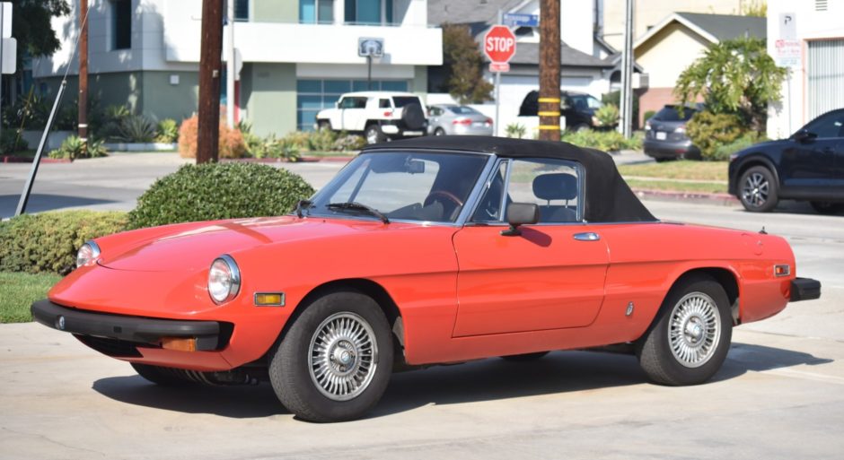 No Reserve: 1979 Alfa Romeo Spider Veloce