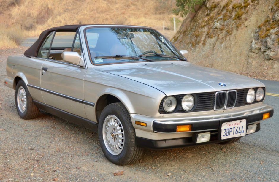 No Reserve: 1988 BMW 325i Cabriolet