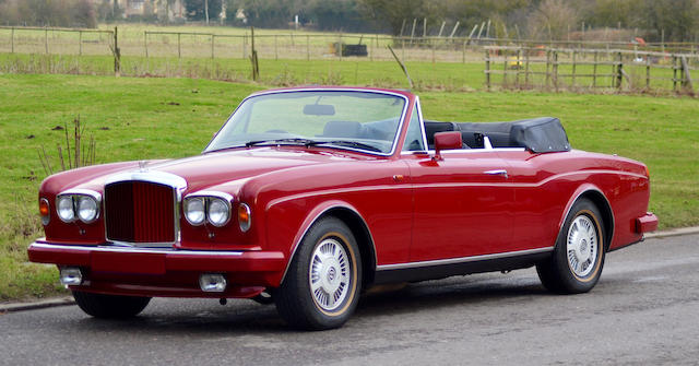 1986 Bentley Continental Convertible