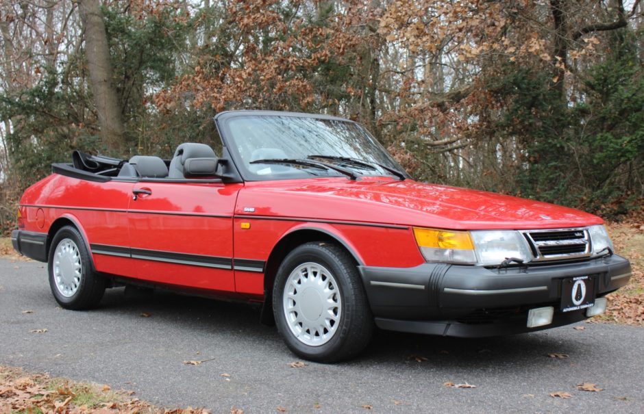 No Reserve: 61k-Mile 1991 Saab 900 Turbo Convertible 5-Speed