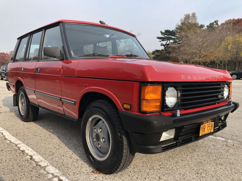 No Reserve: 1989 Land Rover Range Rover