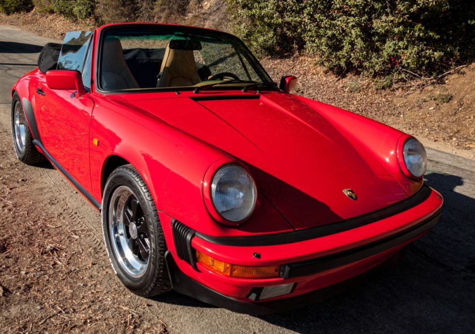 Euro 1985 Porsche 911 Carrera Cabriolet