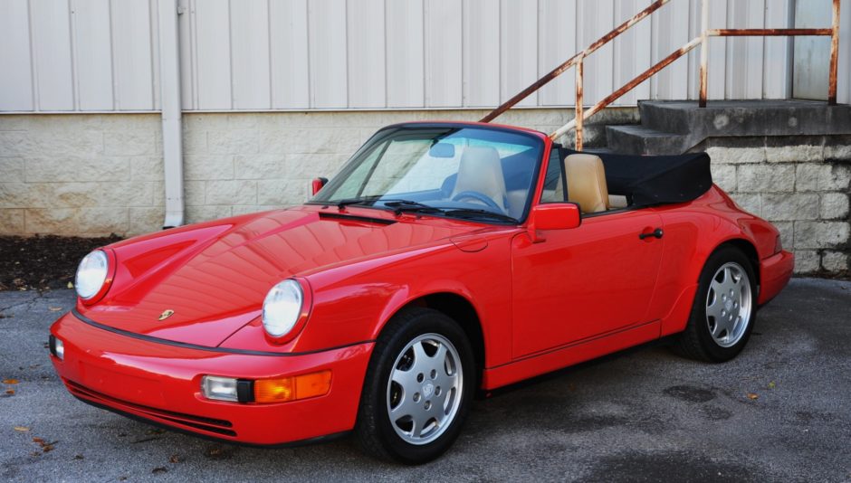 41K-Mile 1990 Porsche 911 Carrera Cabriolet G50