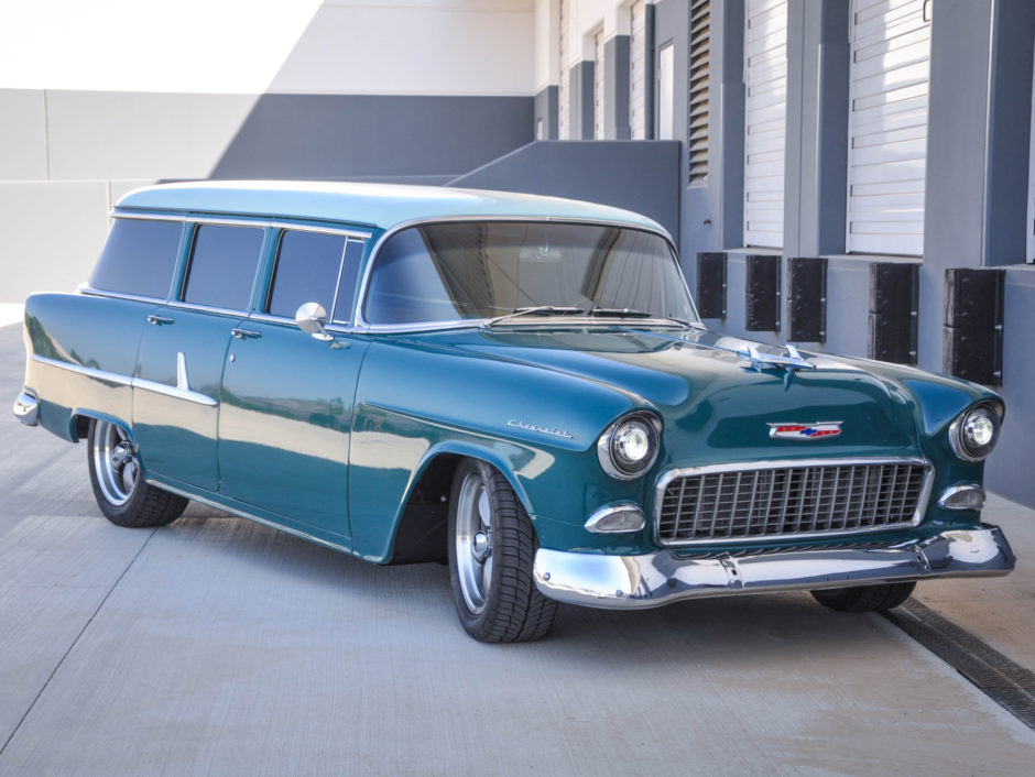 Custom Supercharged 1955 Chevrolet 210 Wagon