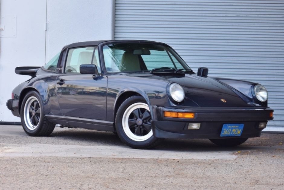 Marine Blue 1988 Porsche 911 Carrera Targa