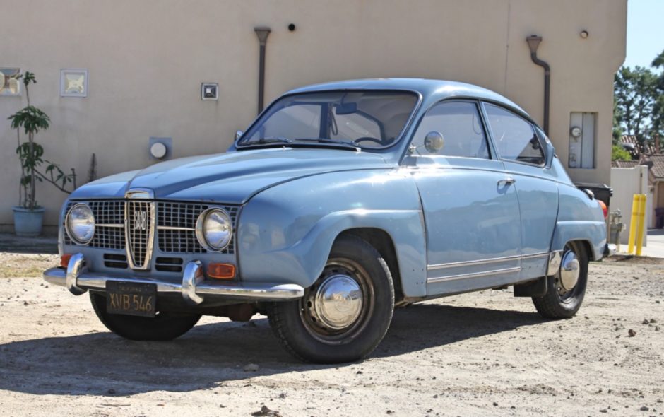 No Reserve: Black-Plate 1968 Saab 96 Project