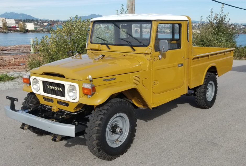 No Reserve: 1980 Toyota Land Cruiser FJ45 Pickup 5-Speed