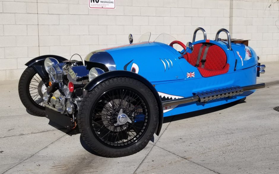 8k-Mile 2012 Morgan 3 Wheeler “Blue Meanie”