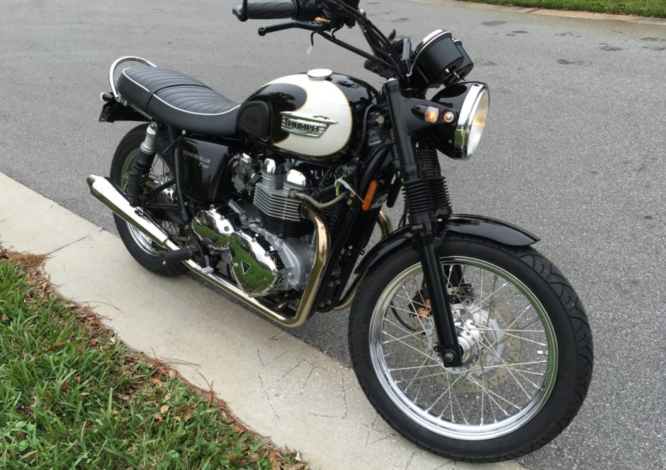 No Reserve: 2008 Triumph Bonneville T100