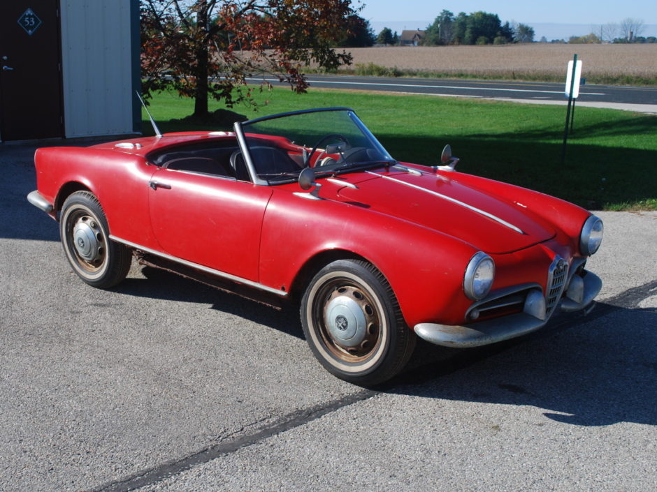 1958 Alfa Romeo Giulietta Spider Veloce Project