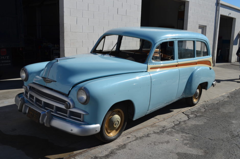 No Reserve: 1949 Chevrolet Deluxe Tin Woody Project