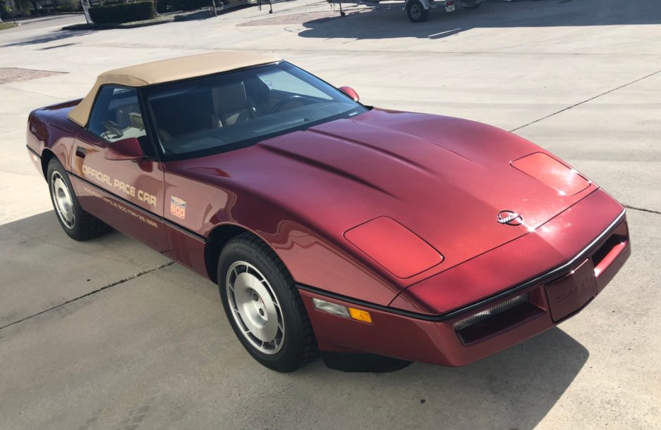 9k-Mile 1986 Chevrolet Corvette Convertible Pace Car Edition