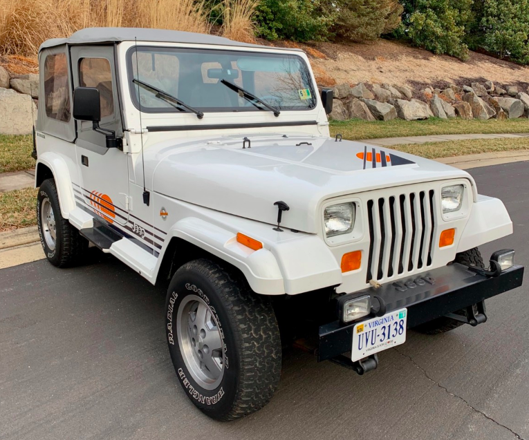 18k-Mile 1989 Jeep Wrangler Islander 5-Speed