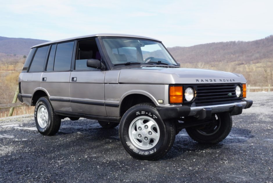 No Reserve: 1995 Land Rover Range Rover Classic Aspen Silver Edition