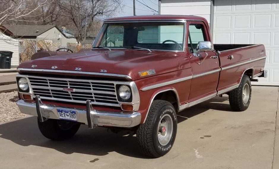 No Reserve: 1969 Ford F-100 4×4 4-Speed