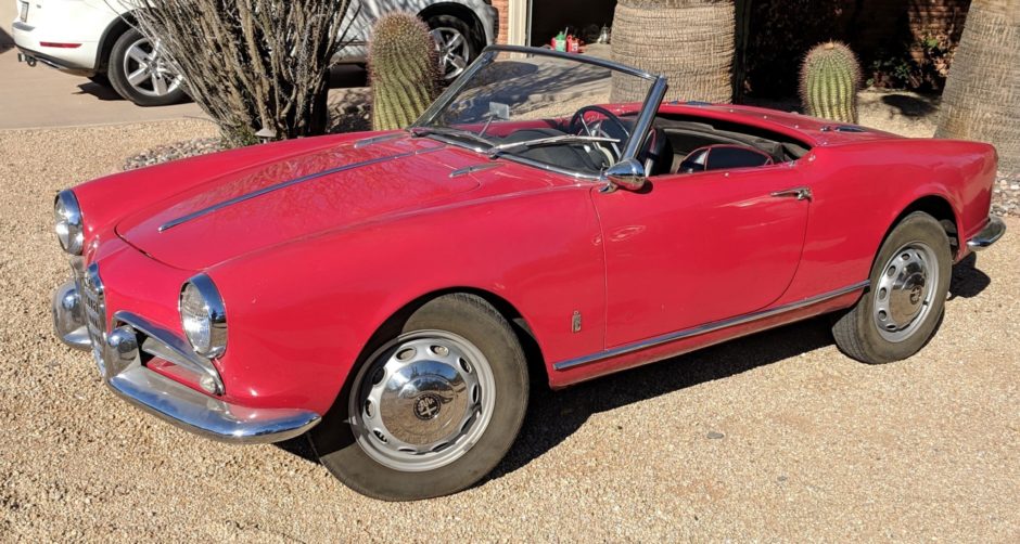 1959 Alfa Romeo Giulietta Spider Veloce 750F