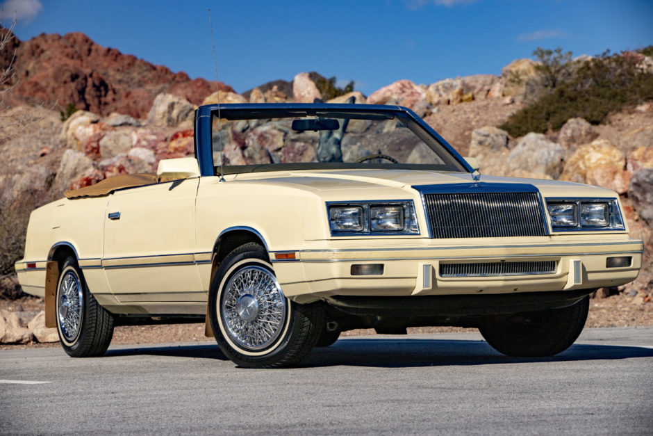 No Reserve: 33k-Mile 1982 Chrysler LeBaron Convertible