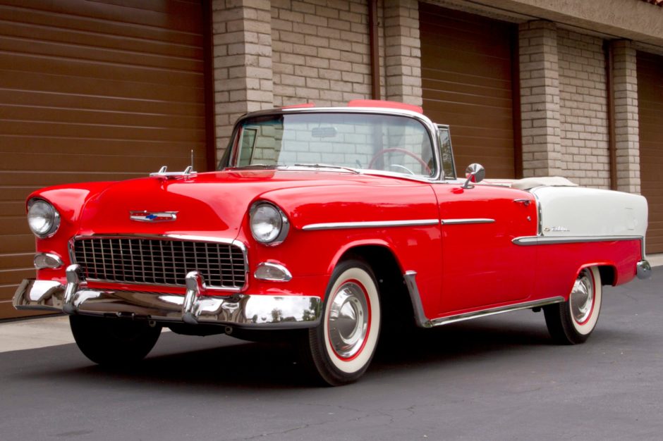 Restored 1955 Chevrolet Bel Air Convertible