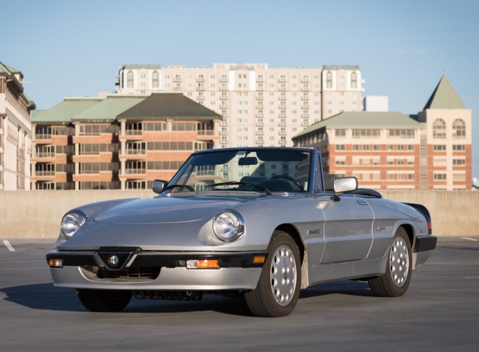 No Reserve: 1987 Alfa Romeo Spider Quadrifoglio