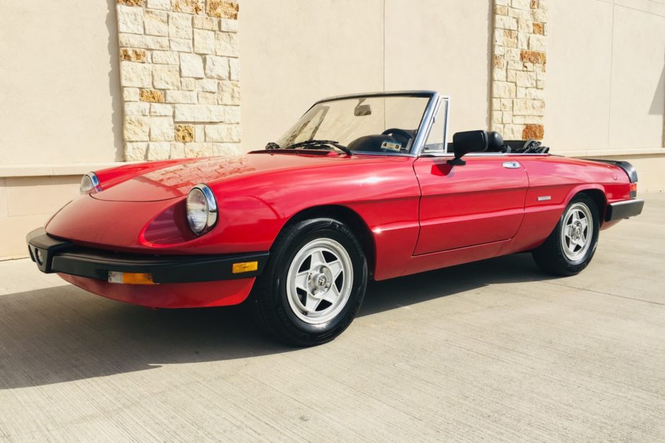No Reserve: 1986 Alfa Romeo Spider
