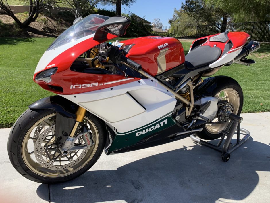 One-Owner 2007 Ducati 1098 S Tricolore