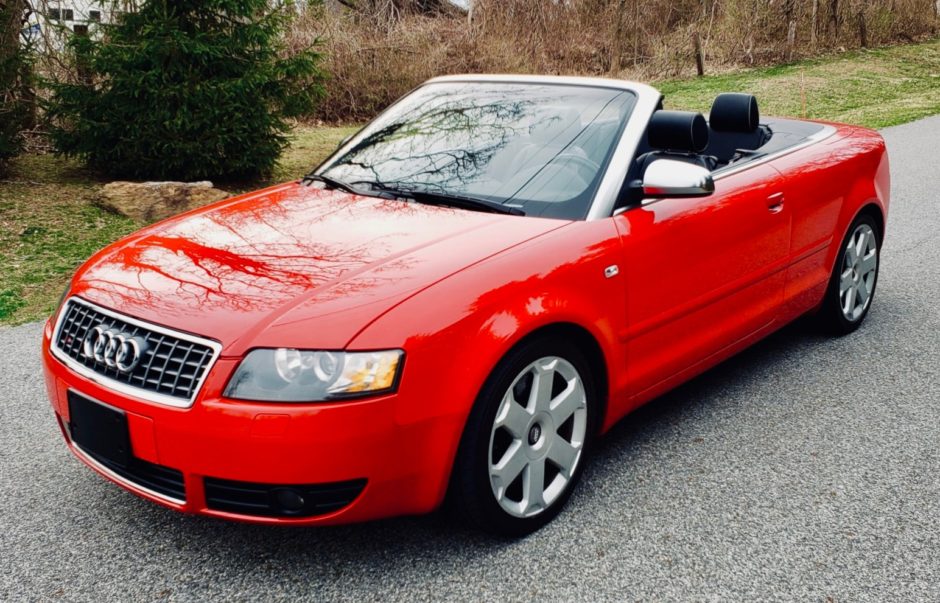 No Reserve: 47k-Mile 2005 Audi S4 Cabriolet
