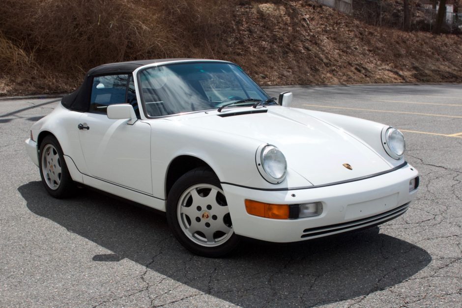 28k-Mile 1990 Porsche 911 Carrera 4 Cabriolet 5-Speed